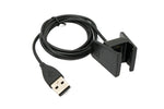 USB 2.0 Kabel 99 cm Ladekabel für Fitbit Charge 2 Smartwach in Schwarz | System-S
