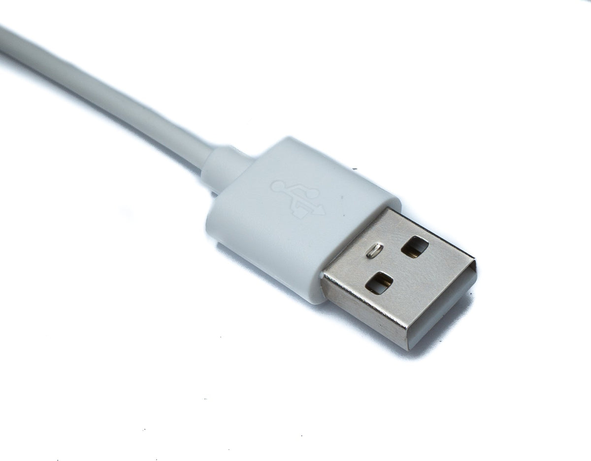 USB 2.0 Kabel 100 cm für Oppo Watch 4 3 2 1 pro SE für OnePlus Watch 2 Smartwatch in Weiß