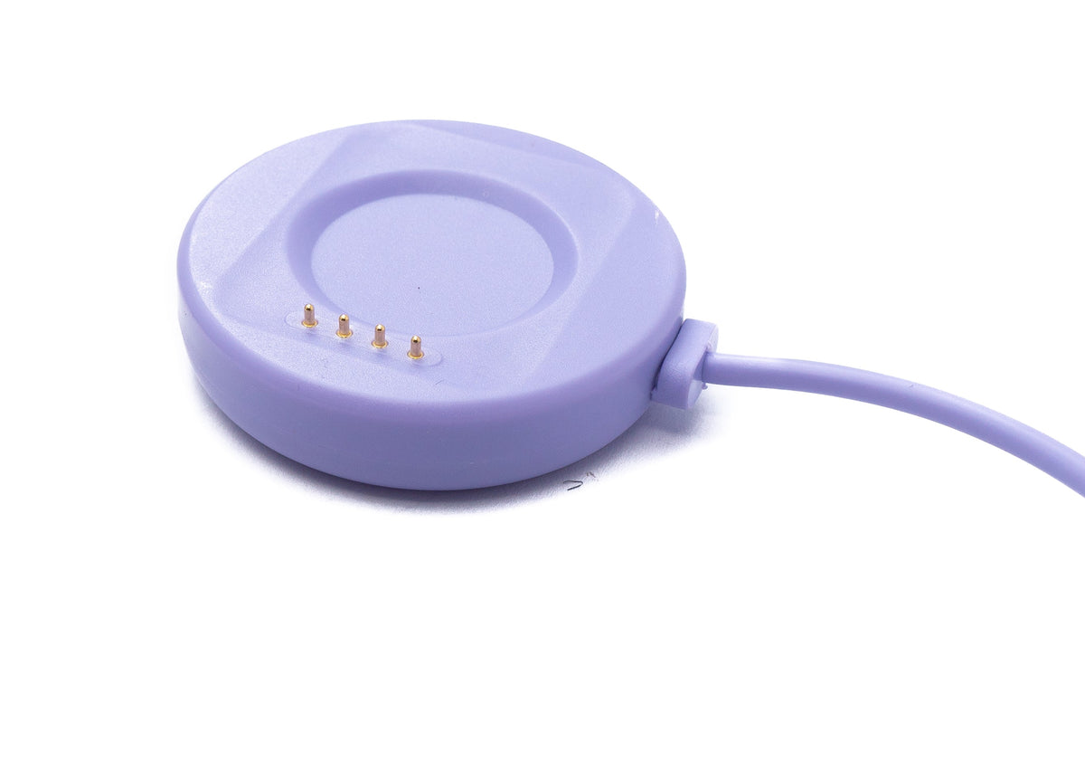 USB 2.0 Kabel 100 cm für Oppo Watch 4 3 2 1 pro SE für OnePlus Watch 2 in Lila