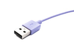 USB 2.0 Kabel 100 cm für Oppo Watch 4 3 2 1 pro SE für OnePlus Watch 2 in Lila
