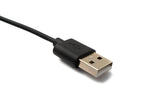 USB 2.0 Kabel 95 cm Ladestation für Huawei Watch GT Smartwatches in Schwarz | System-S