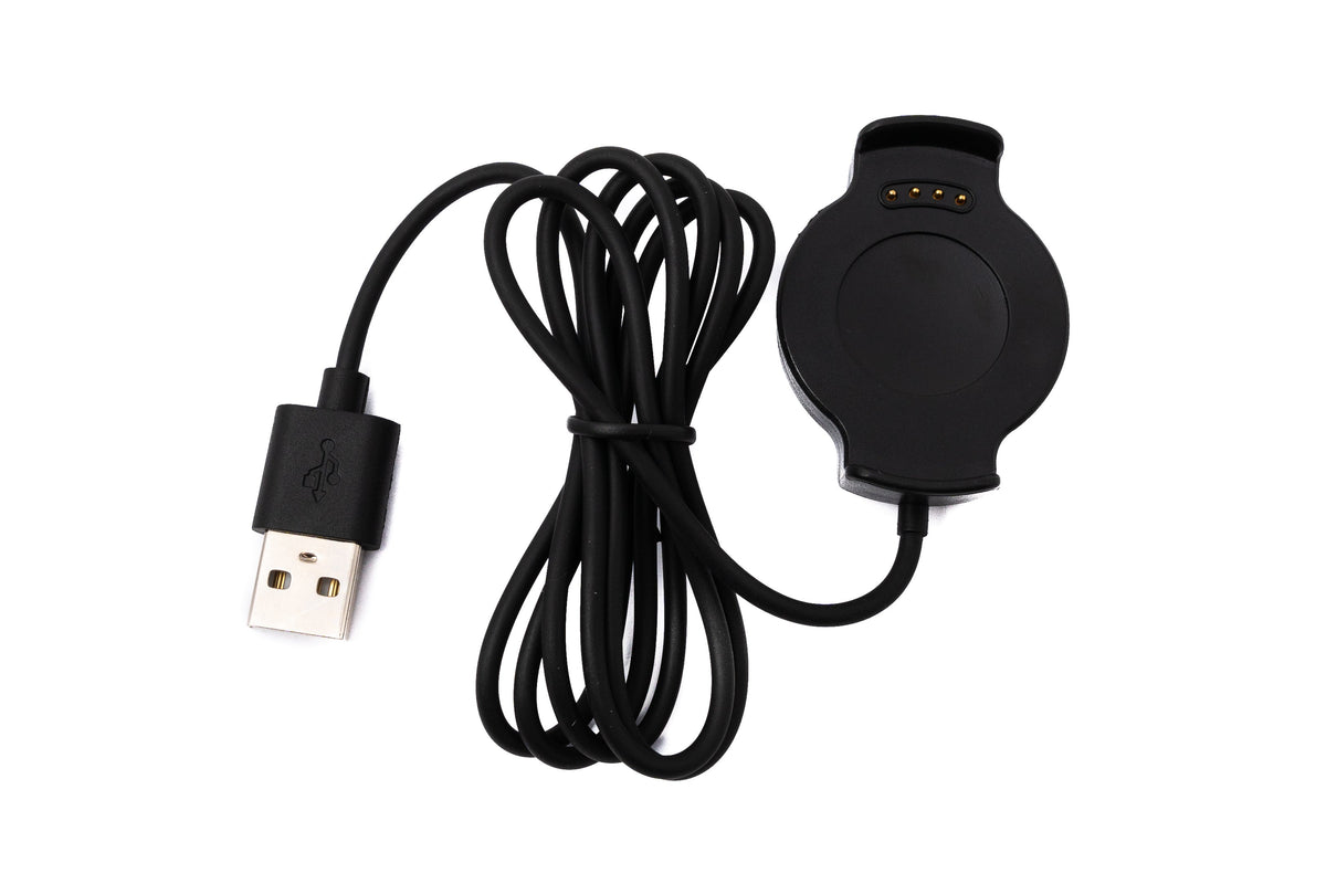 USB 2.0 Kabel 100 cm Ladestation für Huawei Watch 2 Smartwatch 5V in Schwarz | System-S