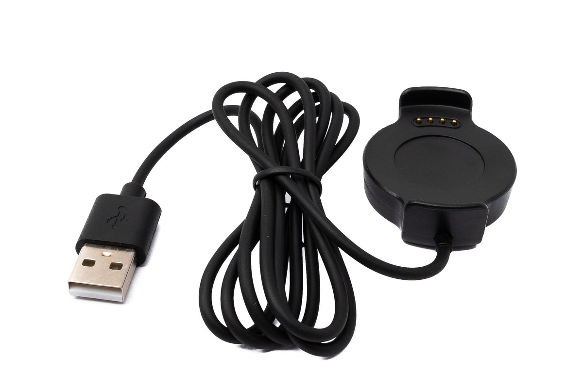 USB 2.0 Kabel 100 cm Ladestation für Huawei Watch 2 Smartwatch 5V in Schwarz | System-S
