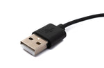 USB 2.0 Kabel 100 cm Ladestation für Huawei Watch 2 Smartwatch 5V in Schwarz | System-S