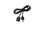 USB 2.0 Kabel 96cm Ladekabel für Huawei Honor Band 5i Smartwatch Schwarz | System-S