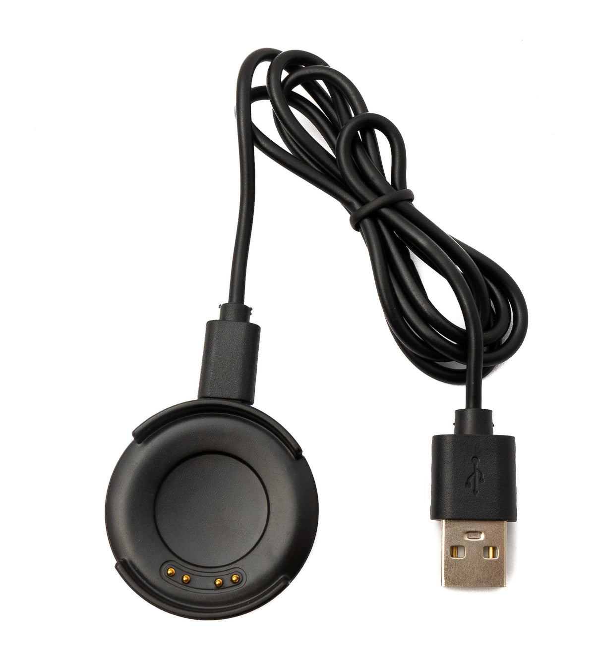 USB 2.0 Kabel 75 cm Ladestation für Huawei Honor S1 Smartwatch in Schwarz | System-S