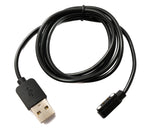 USB 2.0 Kabel 100 cm Ladekabel für Xiaomi Haylou LS05 Solar LS05 in Schwarz | System-S