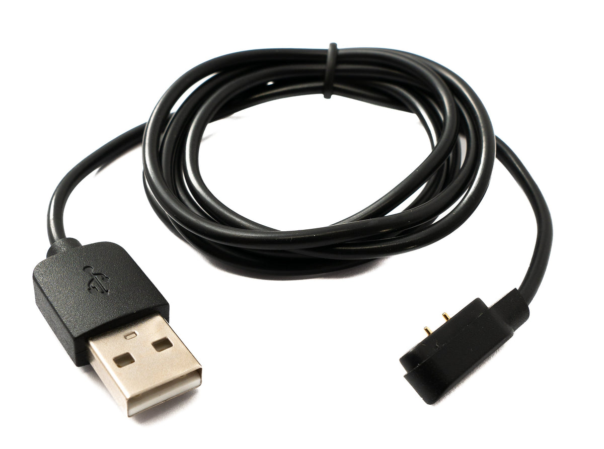 USB 2.0 Kabel 100 cm Ladekabel für Xiaomi Haylou LS05 Solar LS05 in Schwarz | System-S