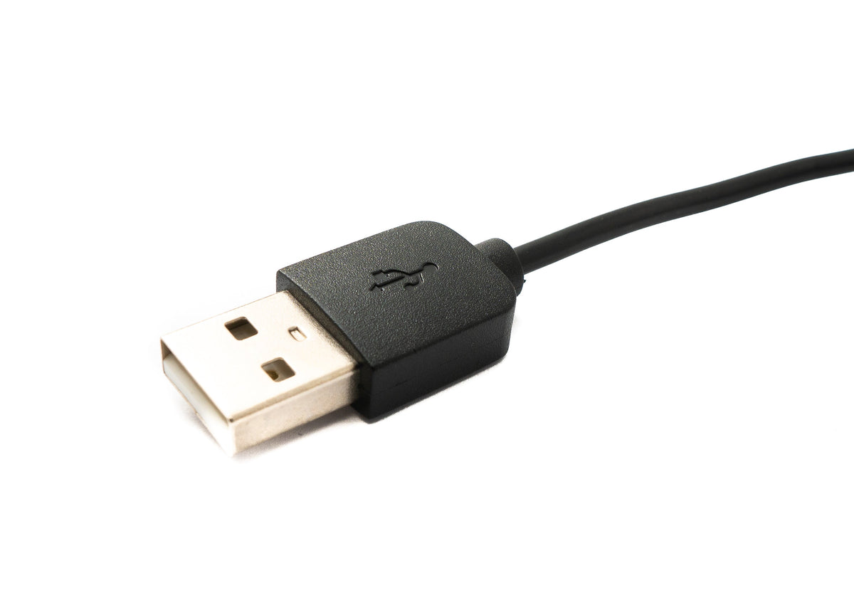 USB 2.0 Kabel 100 cm Ladekabel für Xiaomi Haylou LS05 Solar LS05 in Schwarz | System-S