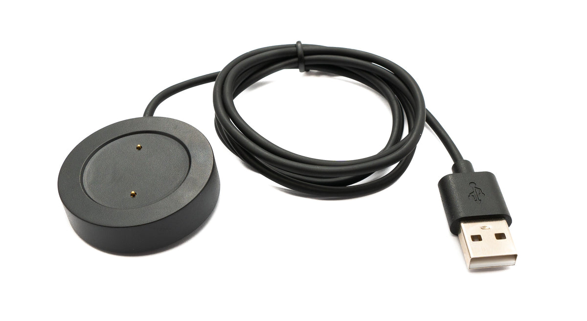 USB 2.0 Kabel 100 cm Ladestation für Xiaomi Haylou RS3 LS04 Smartwatch Schwarz | System-S