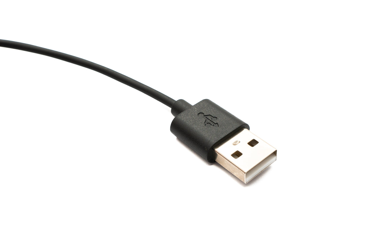USB 2.0 Kabel 100 cm Ladestation für Xiaomi Haylou RS3 LS04 Smartwatch Schwarz | System-S