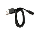 USB 2.0 Kabel 60 cm Ladekabel für Xiaomi Haylou GST LS09B in Schwarz | System-S