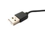 USB 2.0 Kabel 60 cm Ladekabel für Xiaomi Haylou GST LS09B in Schwarz | System-S