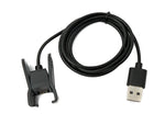 USB 2.0 Kabel 100 cm Ladekabel für Amazon Halo 2 View Smartwatch in Schwarz | System-S