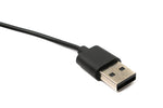 USB 2.0 Kabel 100 cm Ladekabel für Amazon Halo 2 View Smartwatch in Schwarz | System-S
