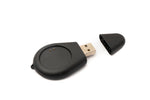 USB 2.0 Adapter Ladestation für OnePlus Watch 1 Kabel in Schwarz