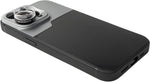 Makro Linse 30x Mikroskop Filter mit Hülle in Schwarz für iPhone 14 Pro | System-S