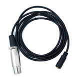 Audio Kabel 1,5 m 3.5 mm Klinke Buchse zu XLR 3 polig Buchse AUX Schwarz | System-S