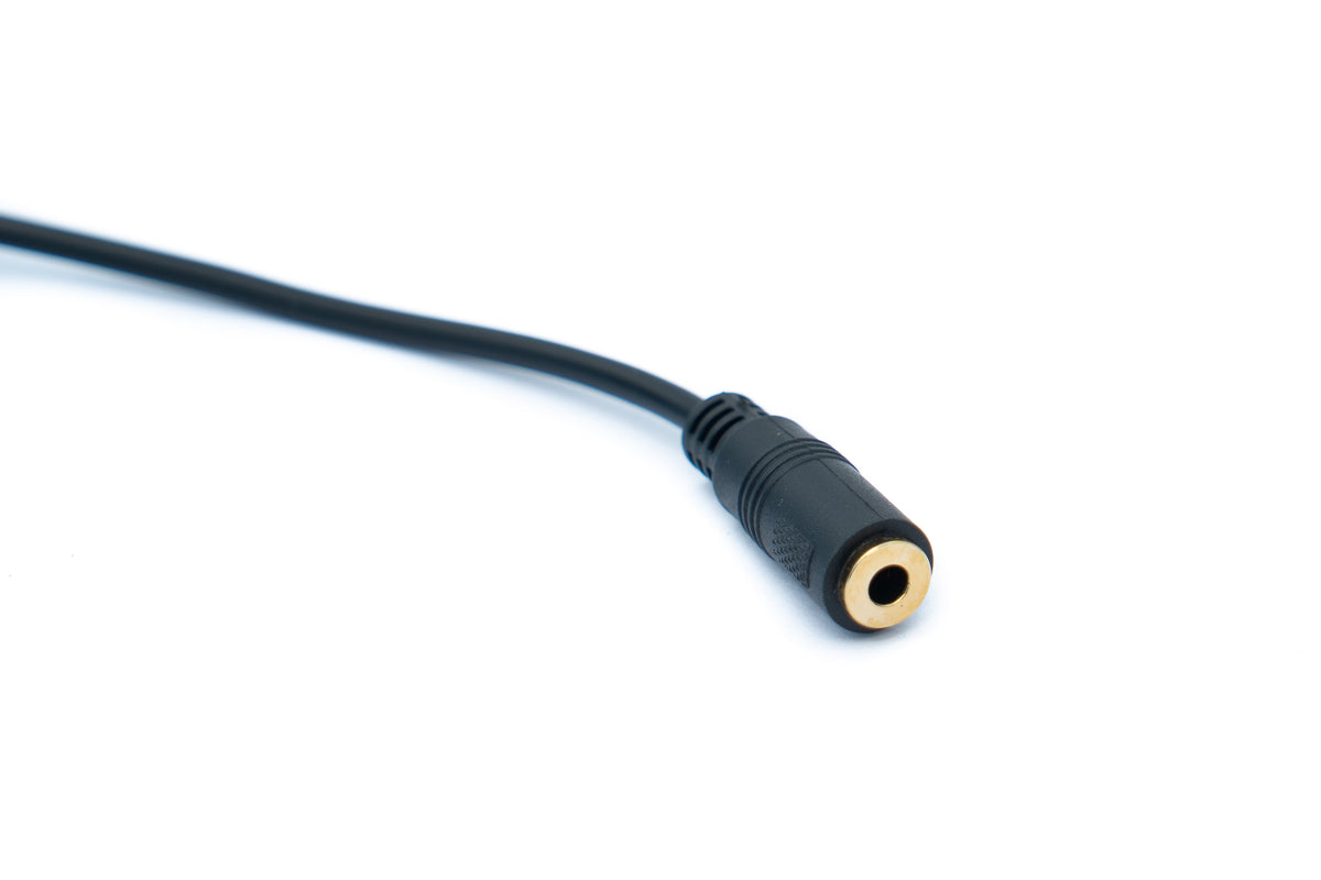 Audio Kabel 1,5 m 3.5 mm Klinke Buchse zu XLR 3 polig Buchse AUX Schwarz | System-S