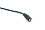 Audio Kabel 1,5 m 3.5 mm Klinke Buchse zu XLR 3 polig Buchse AUX Schwarz | System-S