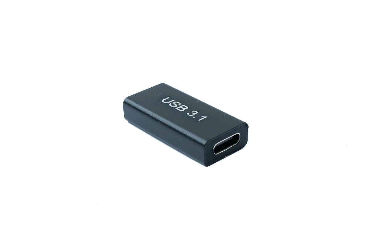 USB 3.1 Adapter Typ C Buchse zu 3.0 A Buchse Adapter 5 Gbit/s in Schwarz | System-S