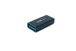 USB 3.1 Adapter Typ C Buchse zu 3.0 A Buchse Adapter 5 Gbit/s in Schwarz | System-S
