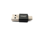 USB 3.1 Adapter Typ C Stecker zu 3.0 A Stecker Adapter 5 Gbit/s in Schwarz | System-S