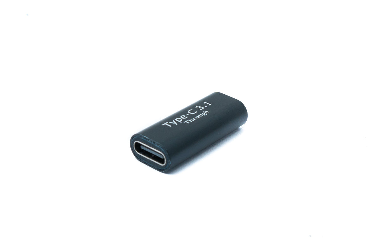 USB 3.1 Adapter Typ C Buchse zu Buchse Adapter 5 Gbit/s in Schwarz | System-S