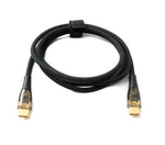 USB 3.1 Gen 2 Typ C Kabel 120 cm Stecker zu Stecker 10 Gbit/s 100W Schwarz | System-S