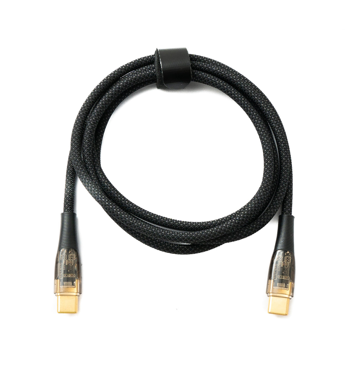 USB 3.1 Gen 2 Typ C Kabel 120 cm Stecker zu Stecker 10 Gbit/s 100W Schwarz | System-S