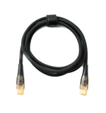 USB 3.1 Gen 2 Typ C Kabel 120 cm Stecker zu Stecker 10 Gbit/s 100W Schwarz | System-S