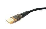 USB 3.1 Gen 2 Typ C Kabel 120 cm Stecker zu Stecker 10 Gbit/s 100W Schwarz | System-S