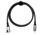 USB4 USB 100 cm Kabel Typ C Stecker zu Stecker Winkel 40 Gbit/s 240 W USB 4.0 Kabel | System-S