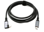 USB4 USB 150 cm Kabel Typ C Stecker zu Stecker Winkel 40 Gbit/s 240 W USB 4.0 Kabel | System-S