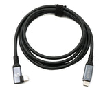 USB4 USB 150 cm Kabel Typ C Stecker zu Stecker Winkel 40 Gbit/s 240 W USB 4.0 Kabel | System-S
