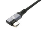 USB4 USB 150 cm Kabel Typ C Stecker zu Stecker Winkel 40 Gbit/s 240 W USB 4.0 Kabel | System-S