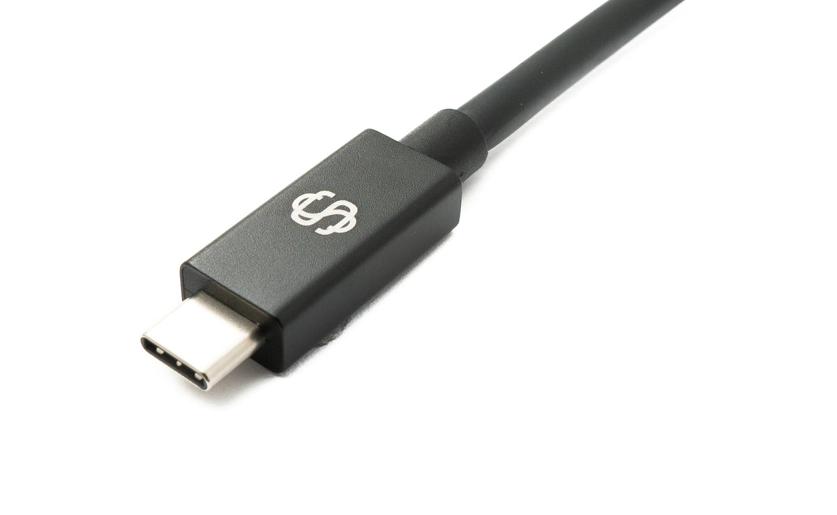 USB Thunderbolt 4 100 cm Kabel Typ C Stecker zu Stecker 40 Gbit/s 240 W Kabel Adapter | System-S