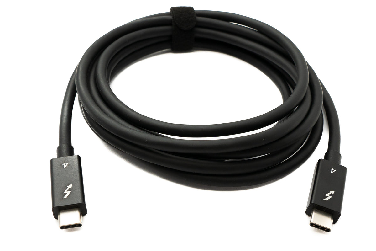 USB Thunderbolt 4 250 cm Kabel Typ C Stecker zu Stecker 40 Gbit/s 240 W Kabel Adapter | System-S