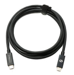 USB Thunderbolt 4 200 cm Kabel Typ C Stecker zu Stecker 40 Gbit/s 240 W Kabel Adapter | System-S