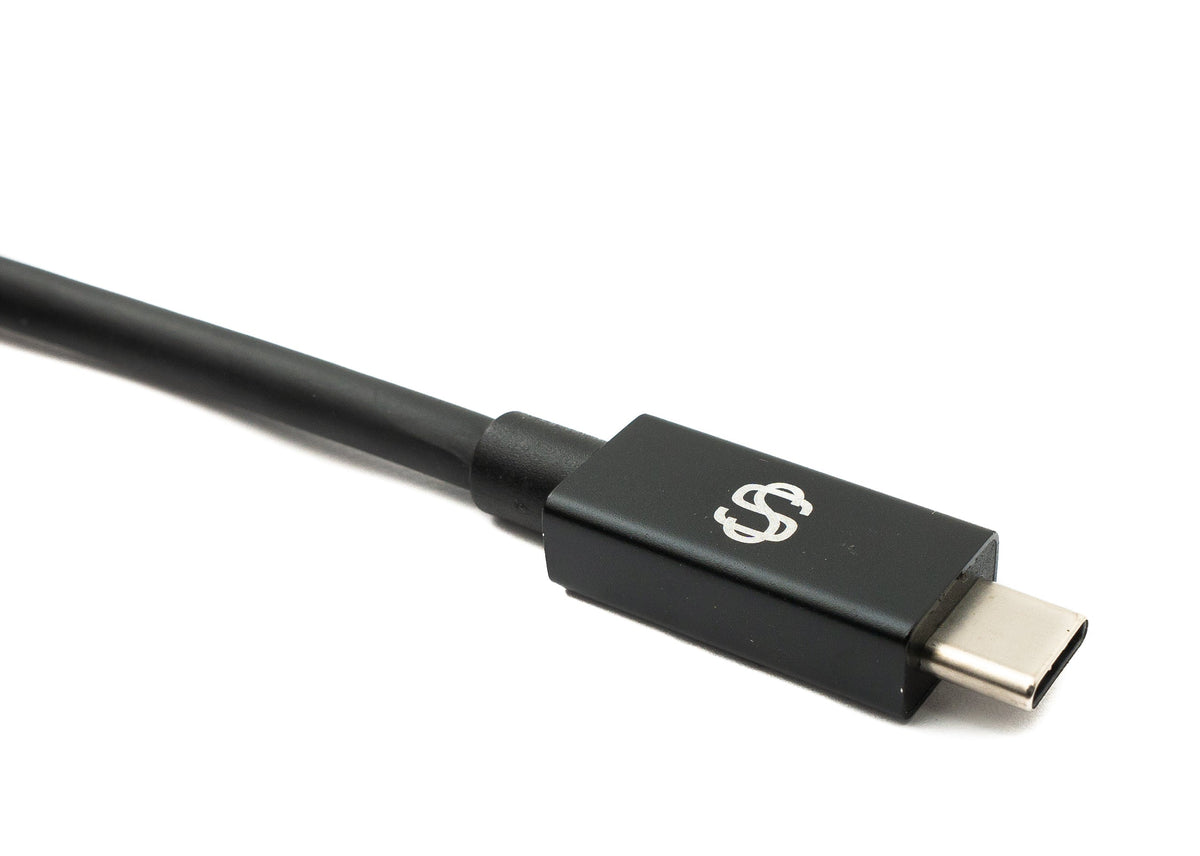 USB Thunderbolt 4 200 cm Kabel Typ C Stecker zu Stecker 40 Gbit/s 240 W Kabel Adapter | System-S