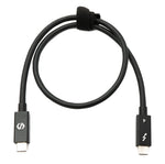 USB Thunderbolt 4 50 cm Kabel Typ C Stecker zu Stecker 40 Gbit/s 240 W Kabel Adapter | System-S