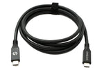 USB4 USB 150 cm Kabel Typ C Stecker zu Stecker 40 Gbit/s 240 W USB 4.0 Kabel | System-S