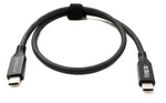 USB4 USB 50 cm Kabel Typ C Stecker zu Stecker 40 Gbit/s 240 W USB 4.0 Kabel | System-S