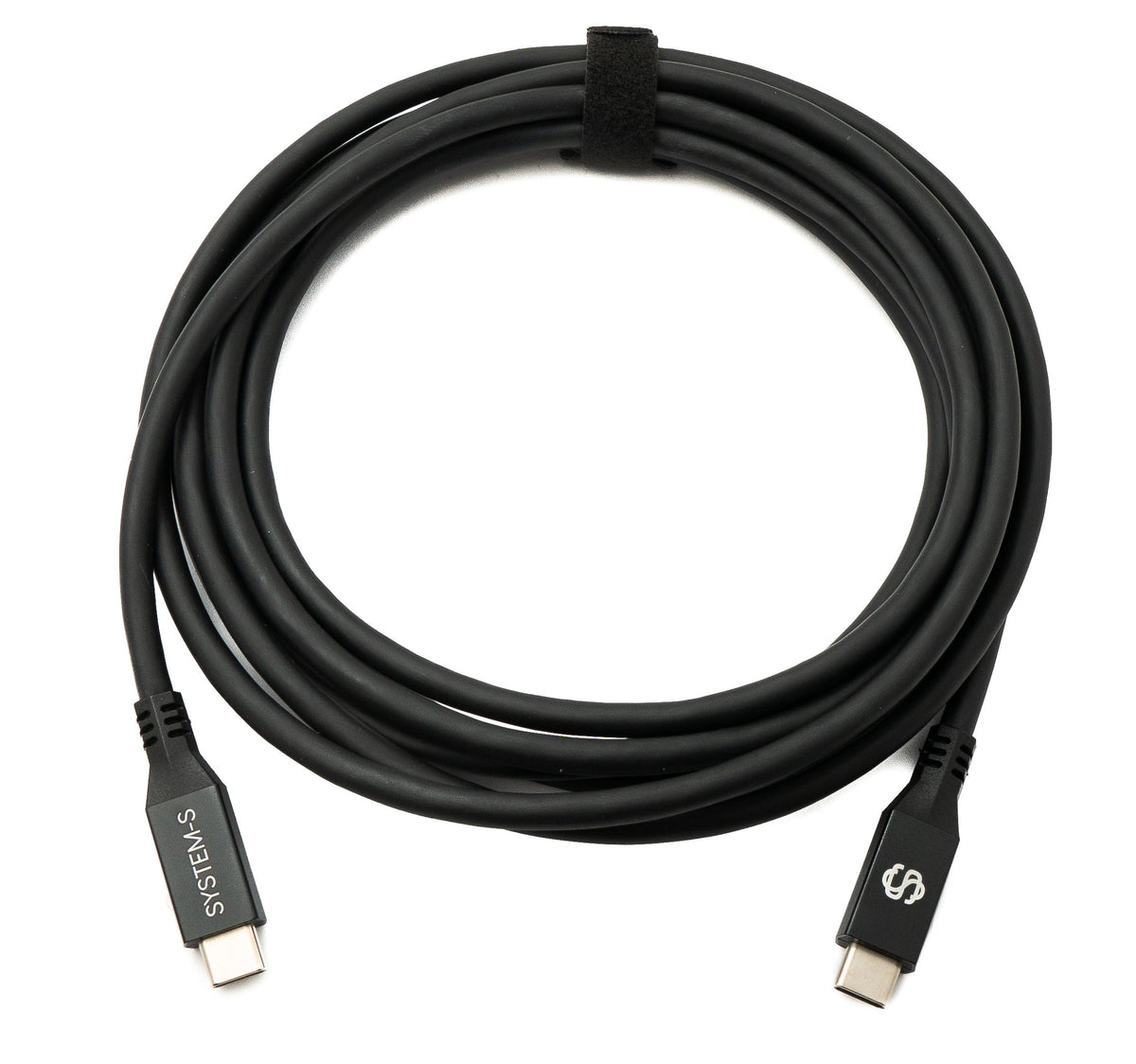 USB4 USB 3 m Kabel Typ C Stecker zu Stecker 40 Gbit/s 240 W USB 4.0 Kabel | System-S