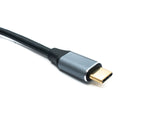 USB 3.2 Gen 2 Kabel 25 cm Typ C Stecker zu Buchse 20 Gbit/s 100 W 20 A | System-S