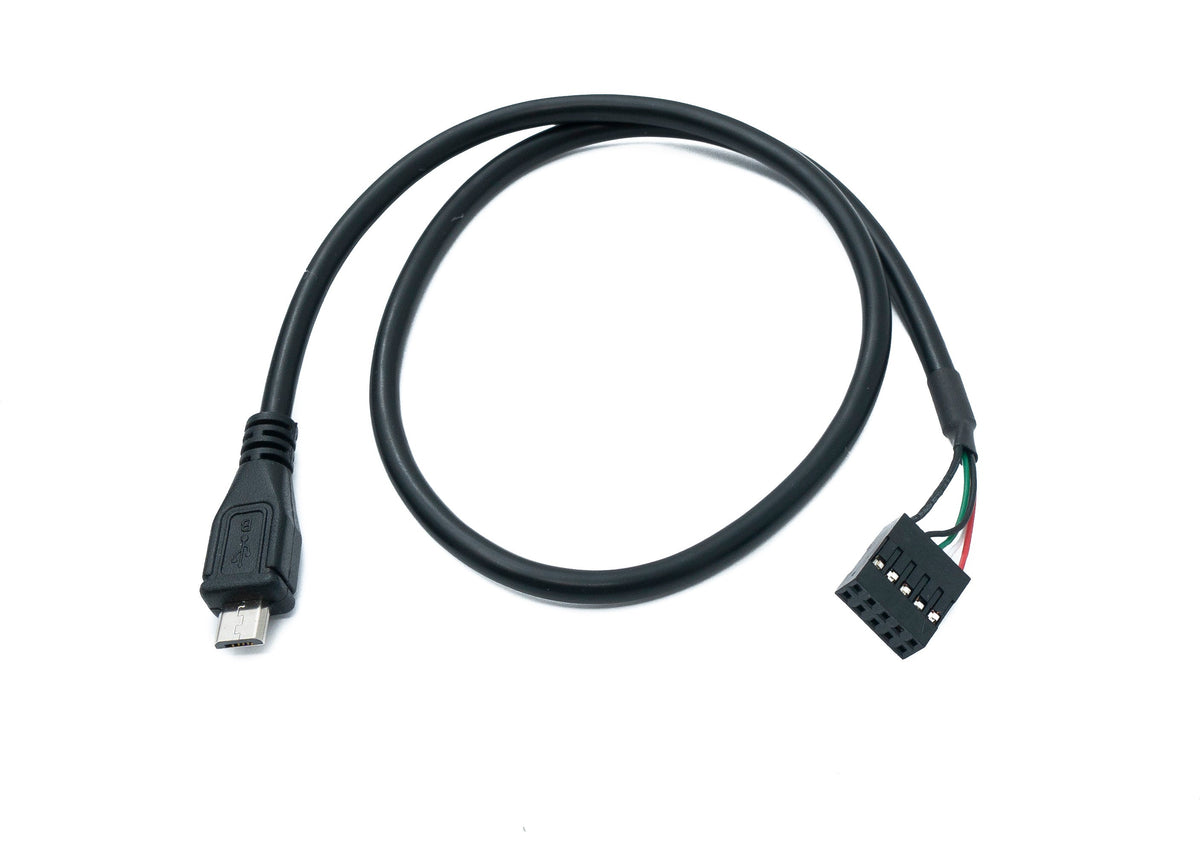 USB 2.0 Kabel 50 cm Micro B Stecker zu 9 Pin Dupont Buchse 9Pin Buchse | System-S