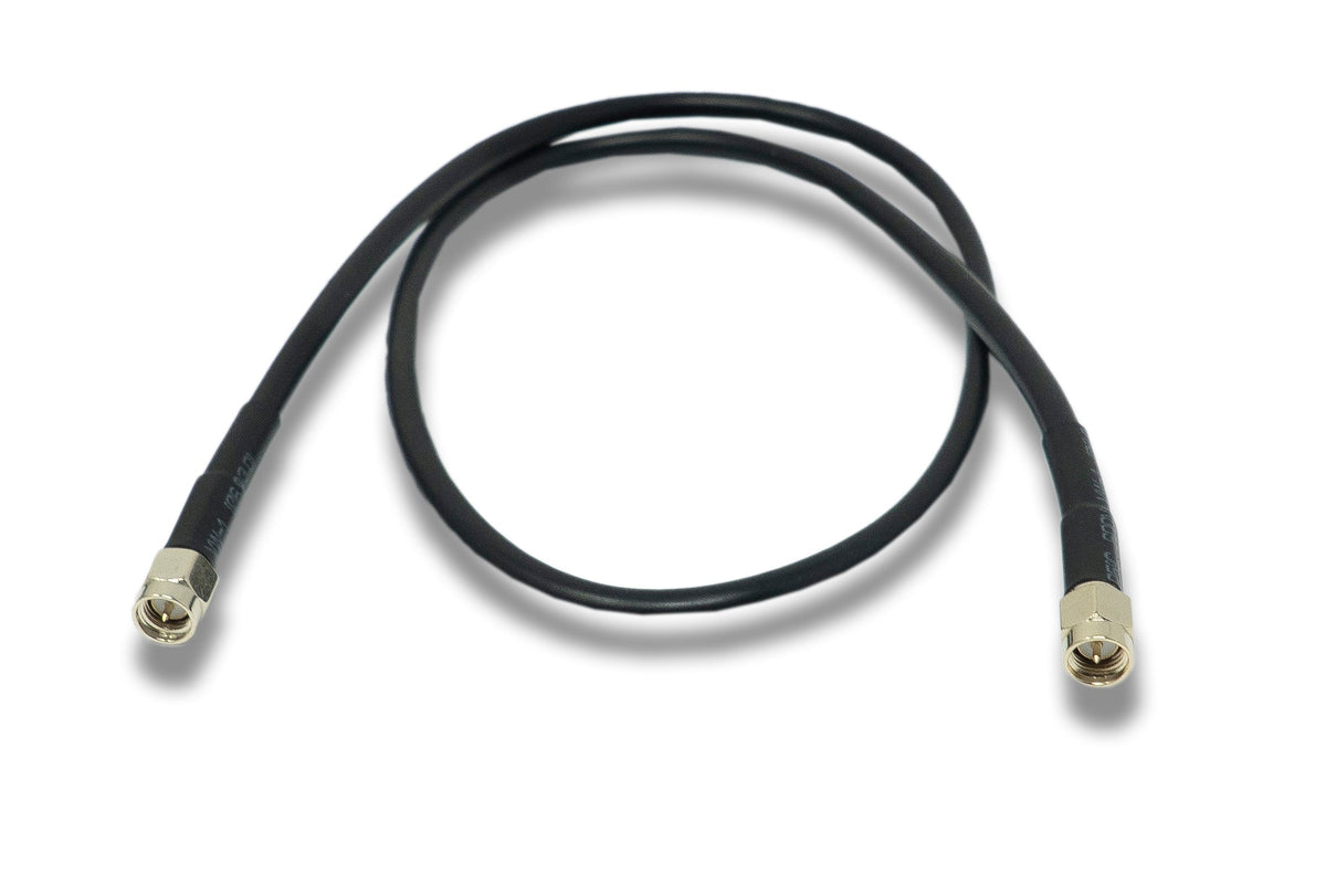 Koaxial Kabel 60 cm RG58 Stecker zu Stecker RG58C/U SMA | System-S