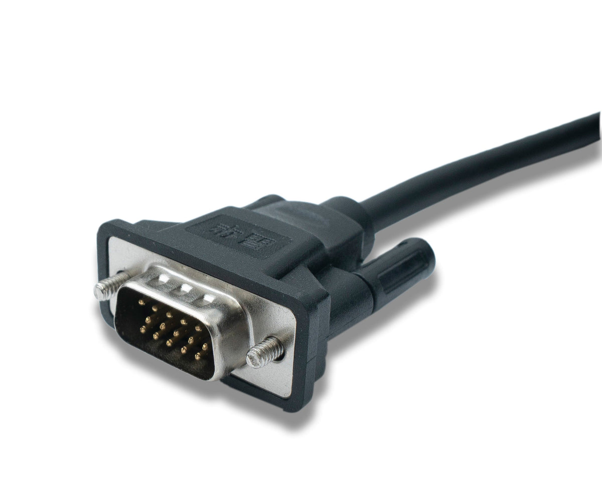 VGA Kabel 10 m HD15 Stecker zu Stecker Panel Mount Schraube DSub 15pin Adapter | System-S