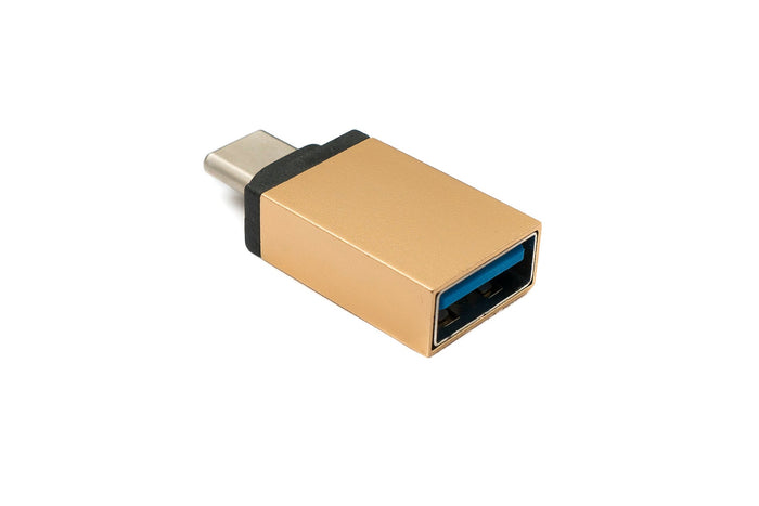 USB 3.1 Adapter Typ C Stecker zu 3.0 A Buchse 5 Gbit/s in Rosa Gelb | System-S