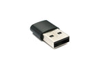 USB 3.1 Adapter Typ C Buchse zu 2.0 Typ A Stecker in Schwarz | System-S